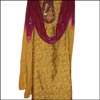 Mustard Cotton Dress Material - DRC-16 - Click here to View more details about this Product